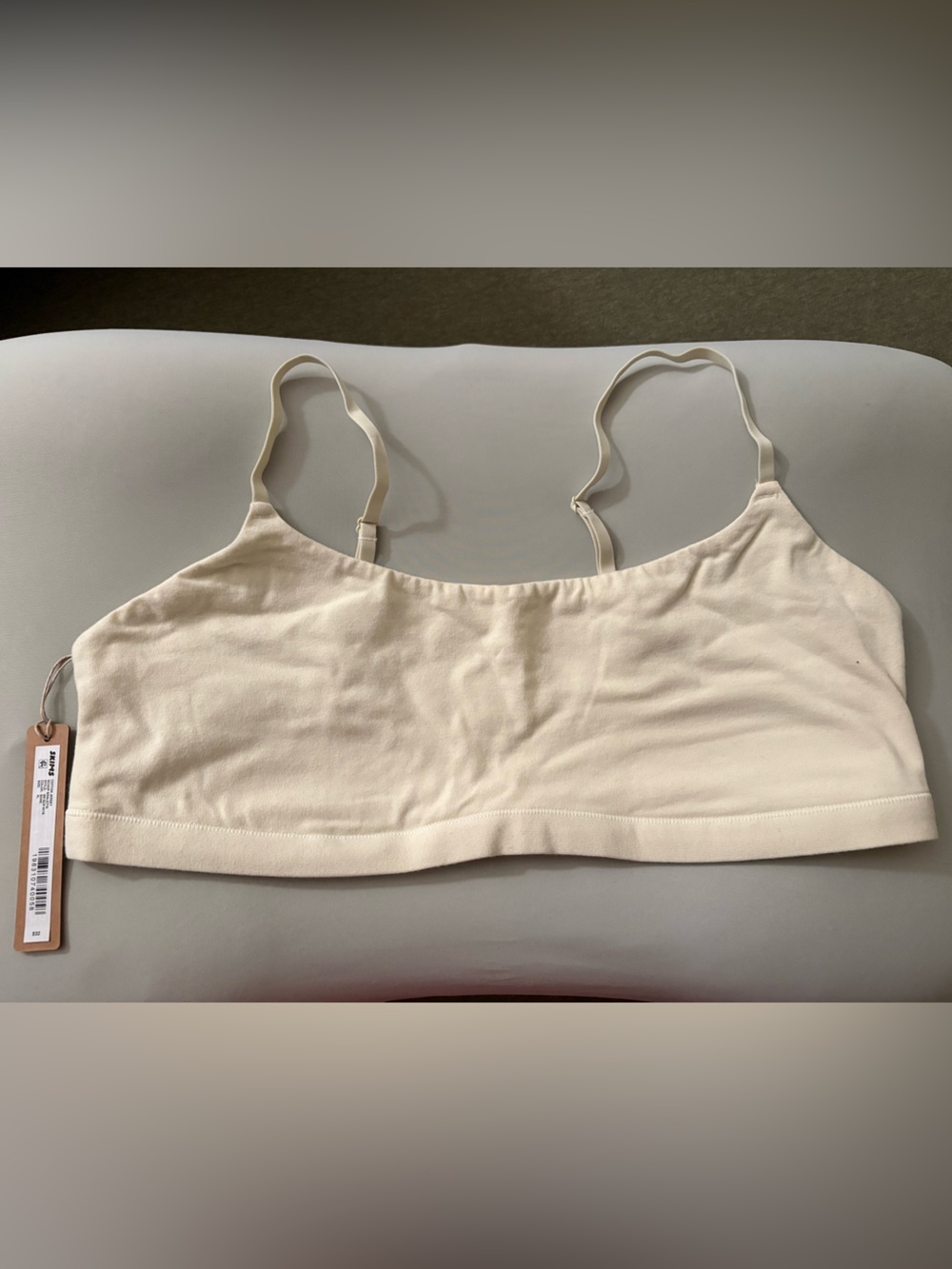 SKIMS Seamless Soft Bralette in Cream